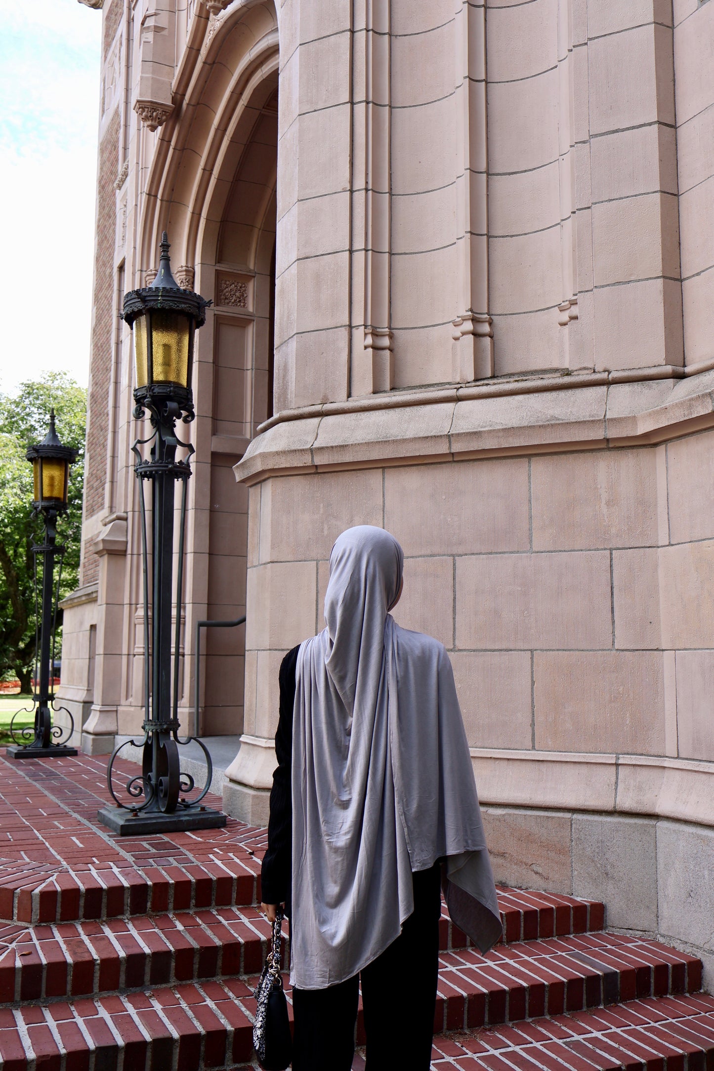 SILVER MIST JERSEY HIJAB