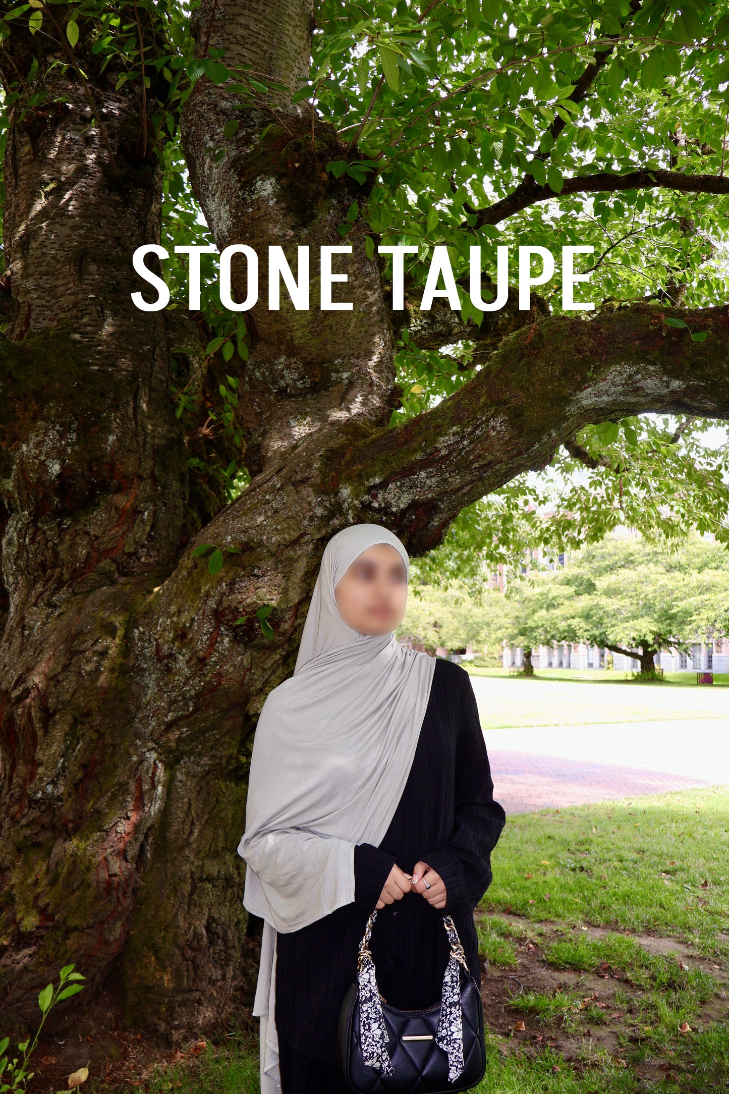 STONE TAUPE JERSEY HIJAB