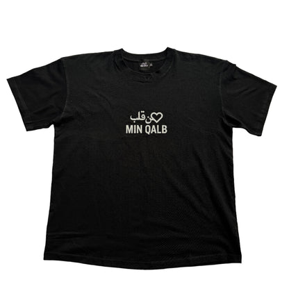 BLACK LOGO TEE